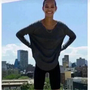 TNA Alder Long  Sleeved Shirt in Charcoal Grey Size XS